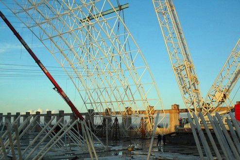 大安大门网架工程